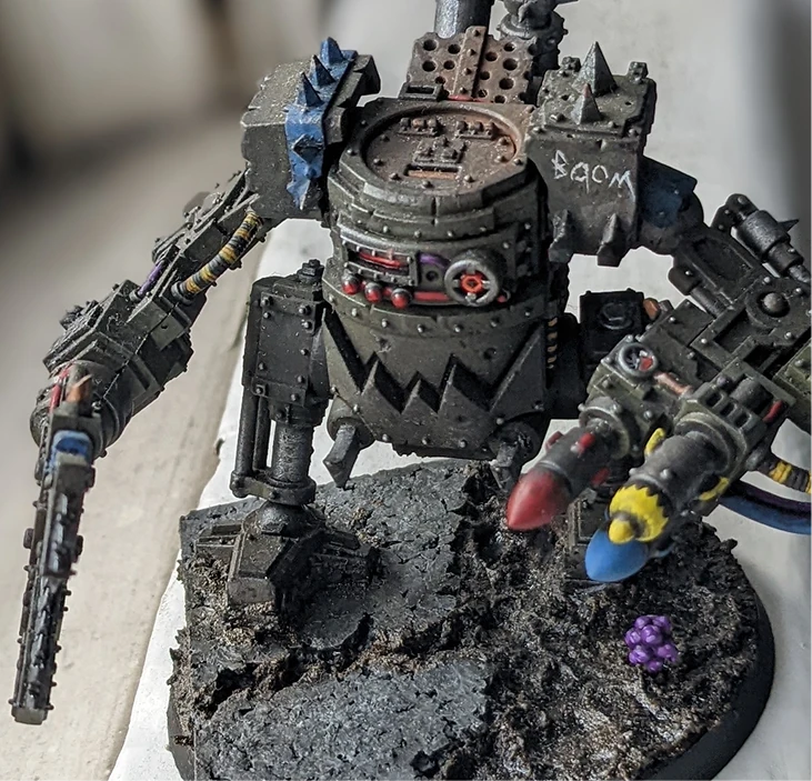 Painted miniature walker